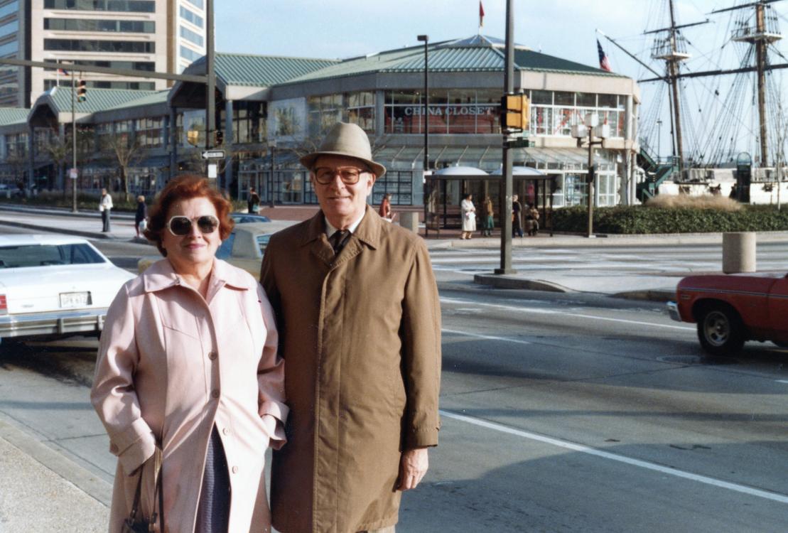 in Inner Harbor, Baltimore, circa 1983