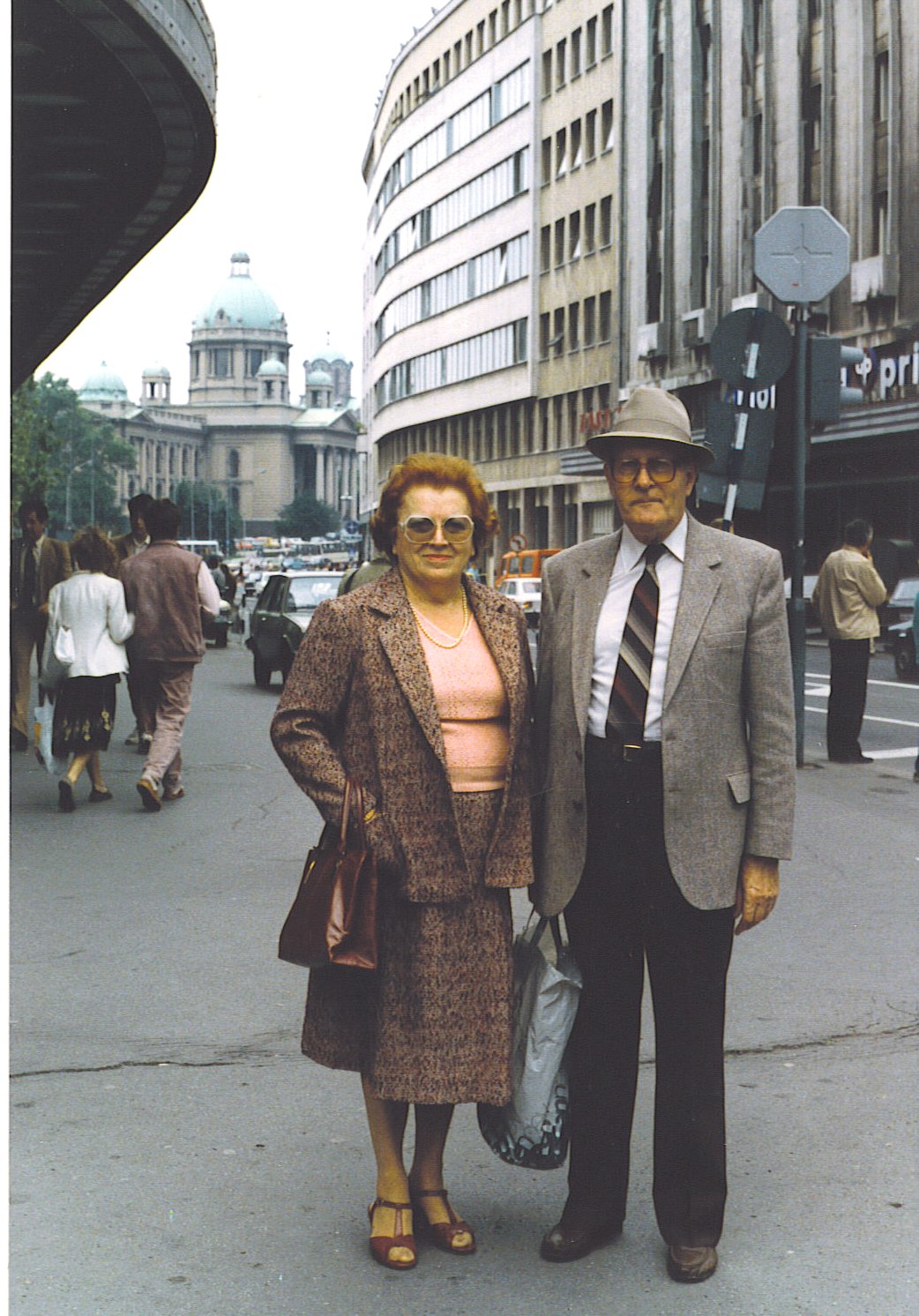 Mom and Dad in Belgrade circa 1987